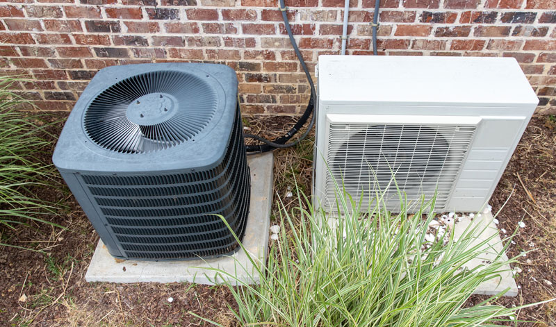 AC unit with a Heat pump