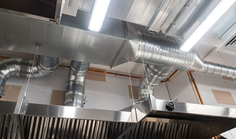 Custom Ventilation in a restaurant