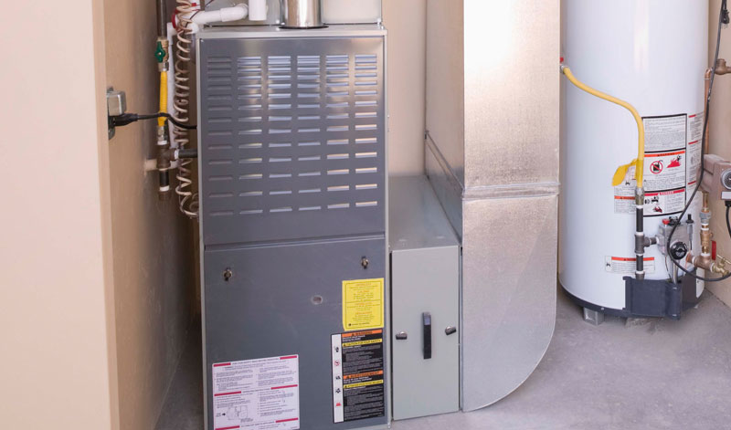 Furnace in a home